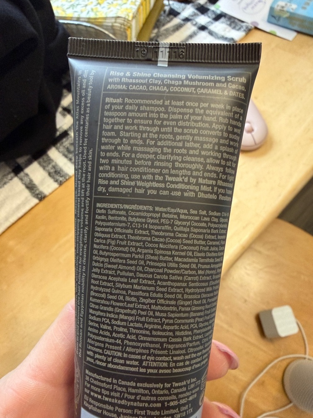 Tweak’d by Nature Choco-Loco Cleansing Volumizing Shampoo Scrub - Picture 3 of 5